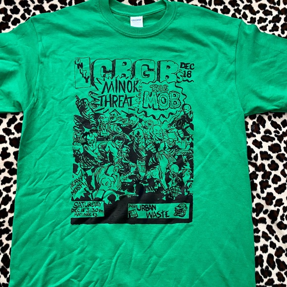 Minor Threat CBGB Vintage Flyer Tee - Picture 1 of 2